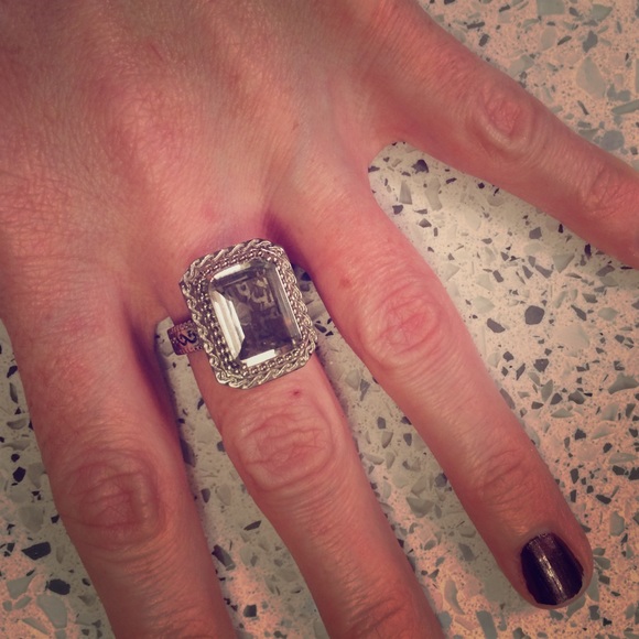 Sterling silver 'statement' ring