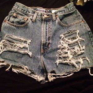 High waist shorts