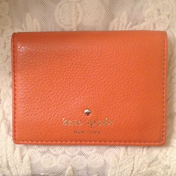 Kate Spade Wallet - Bright Orange - Picture 2 of 4