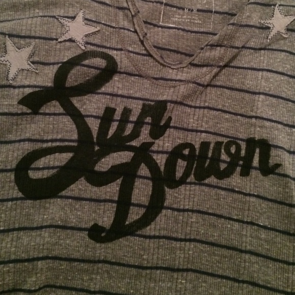 Free people striped shirt "sun down" - Picture 3 of 4