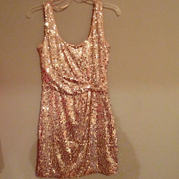 Sequin Light Pink Dress