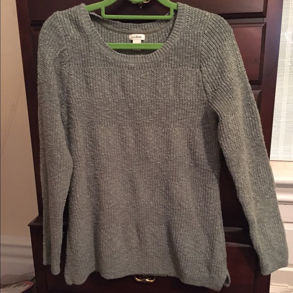 L.L. Bean Sweaters Ll Bean Womens Green Sweater 0 Cotton Poshmark