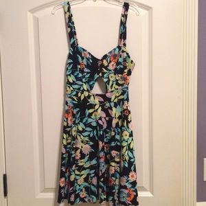 Cutout, skater, Floral dress worn once