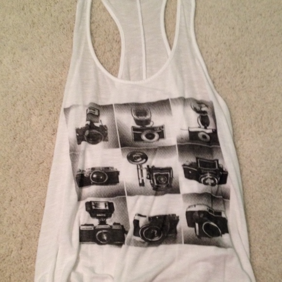 Vintage Cameras Flowy Tank