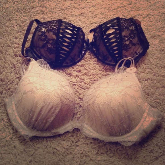 34C Lace Push-up Bra Bundle