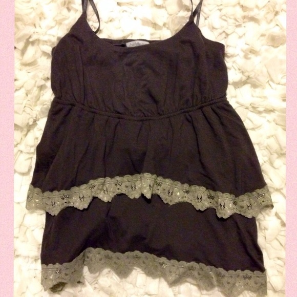 Layered and lace tank top!