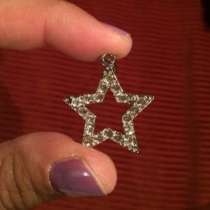 Sliver star charm