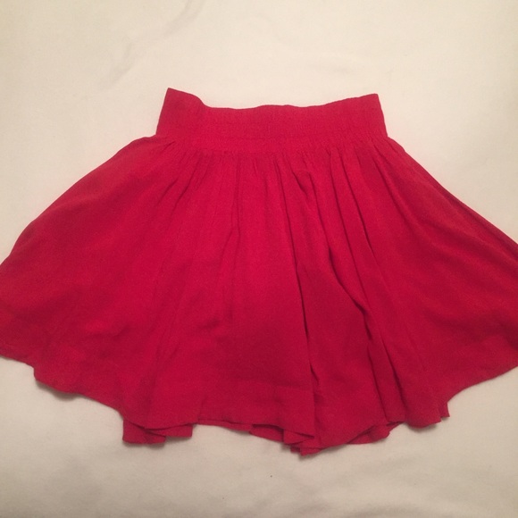 Red Circle Skirt