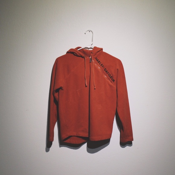 Orange Harley-Davidson Hoodie