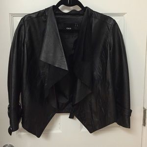 ASOS leather and suede jacket