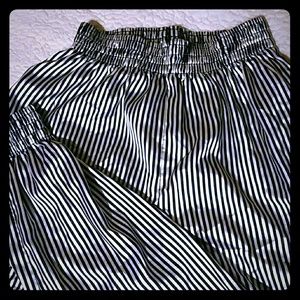 Striped Silk pants