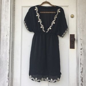 Black and white dress