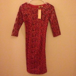 Animal print bodycon dress