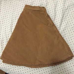 American apparel corduroy skirt