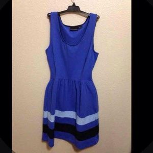 Cynthia Rowley Blue Striped Dress