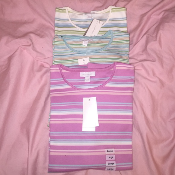 NWT Charter Club Saturday Style T-Shirt bundle