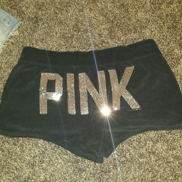 Silver bling shorts