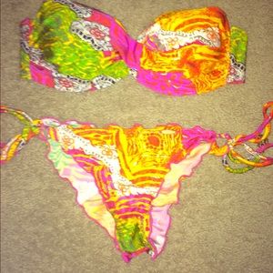 Luli Fama two piece bathing suit