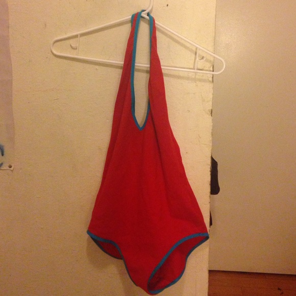 Cotton Spandex Jersey Halter Leotard