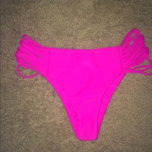 Mikoh extra small hot pink bathing suit bottoms
