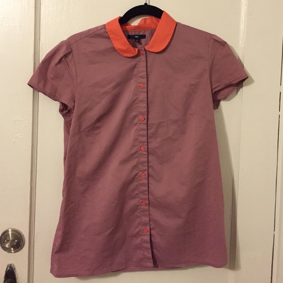 Peter Pan Collar Button Up
