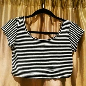 LF Striped Crop Top - Size xs