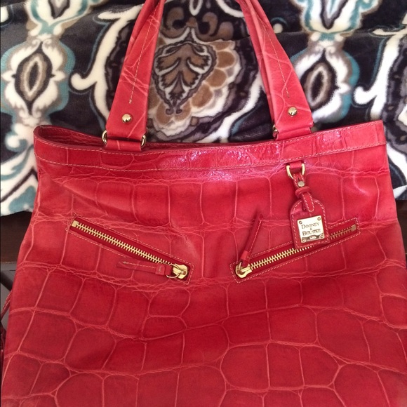 Pre-❤️'ed Red Dooney & Bourke Large Tote Bag - Picture 2 of 4