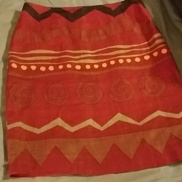 Linda Allard  Ellen Tracey linen skirt