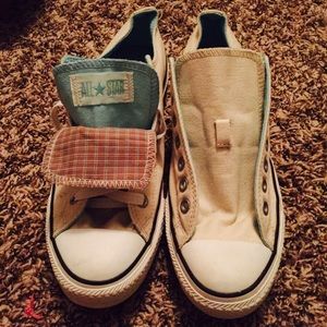 Women's double tongue converse size 11