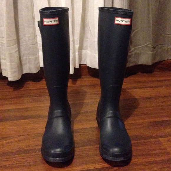 🔺SOLD🔺HUNTER Original Packable Tour Rain Boots - Picture 2 of 4