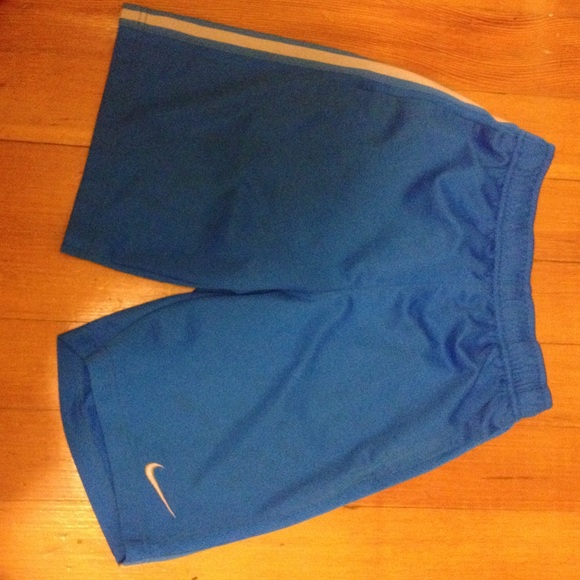 Blue nike shorts