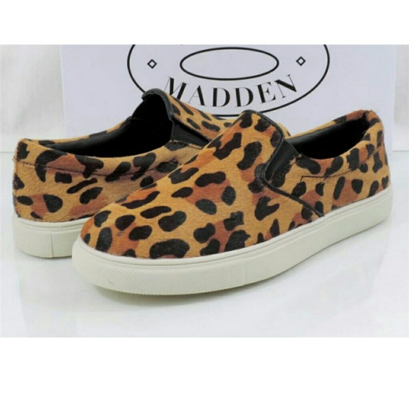 Steve Madden leopard sneakers