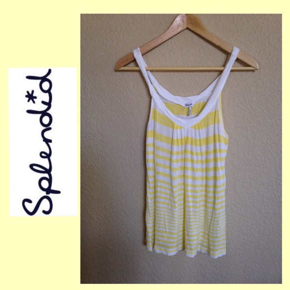 🚫SOLD🚫Splendid Striped Knit Tank Top