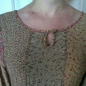 Boho hippie maxi dress by Sacred Threads