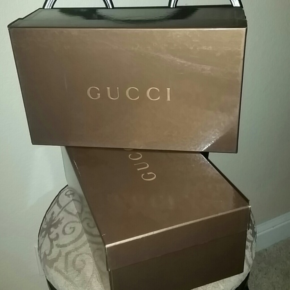 Gucci Accessories One Gucci Shoe Boxes 4 X 8 Poshmark