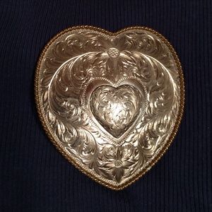 Montana Silversmith heart buckle