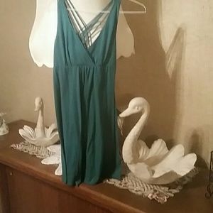 Green summer time dress