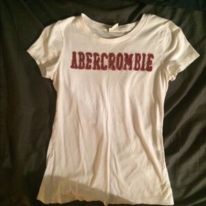 Abercrombie white t shirt