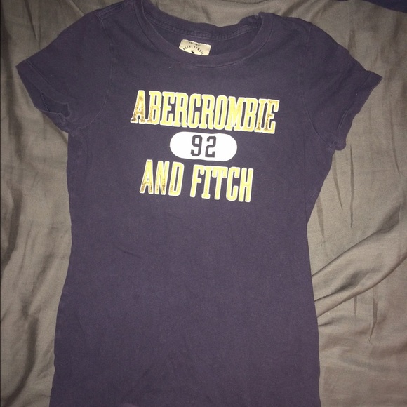 Abercrombie blue t shirt