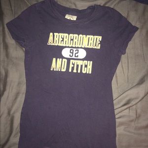 Abercrombie blue t shirt