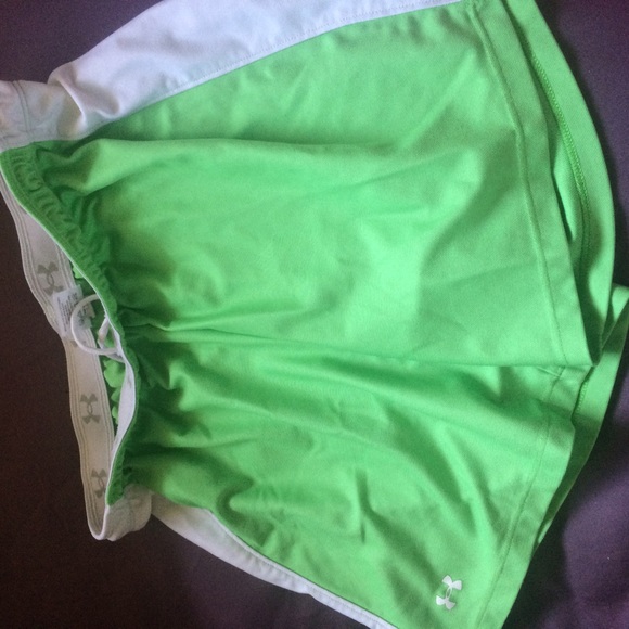 Green Under Amour Shorts