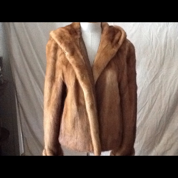 Cedric's Outerwear - Gorgeous hooded mink jacket.