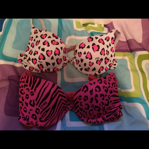 Pink Vs bras