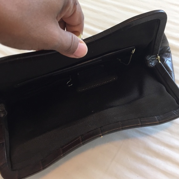 Banana Repulic Leather Clutch... - Picture 2 of 4