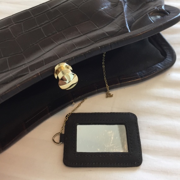 Banana Repulic Leather Clutch... - Picture 4 of 4