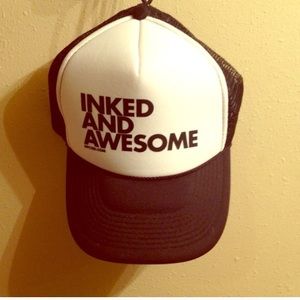 Inked and awesome trucker hat