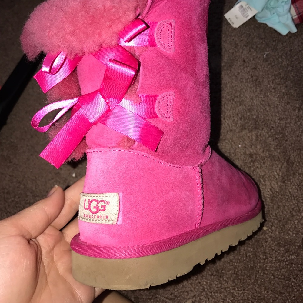 Pink Bailey Bow Uggs