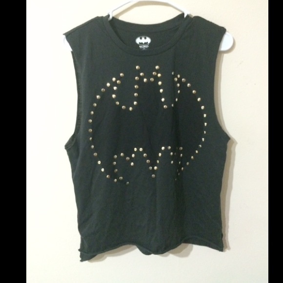Studded Batman muscle tee tank forever 21
