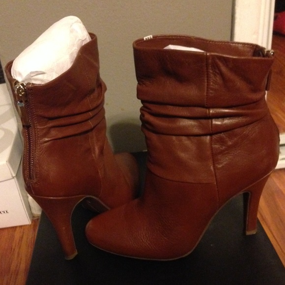 Congac/whiskey booties