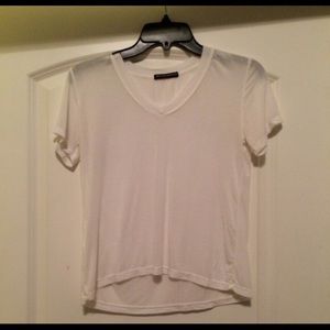 Simple white brandy Melville top. Never worn